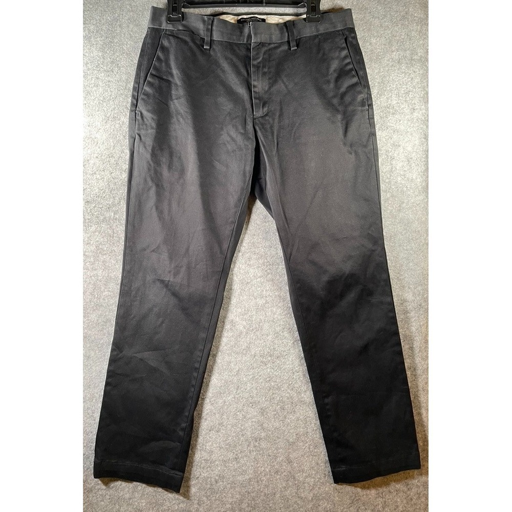 Banana Republic Men's Emerson Straight Fit Chino Pants Black Size 31 x 30‎